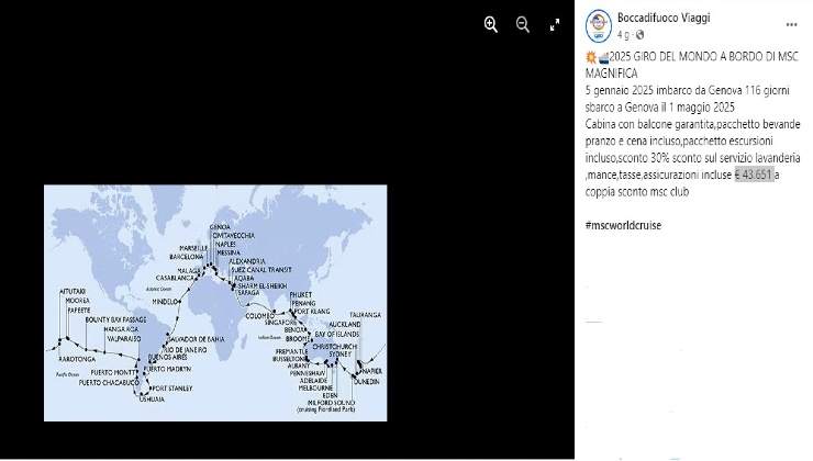 Crociera intorno al mondo