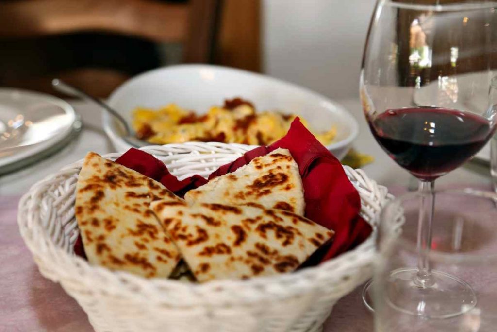 ricetta chip di piadine