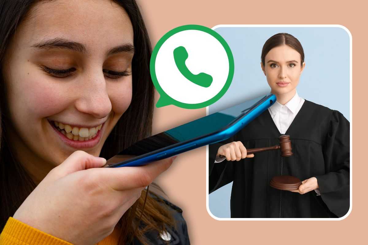 Rischi davanti alla legge per chi manda audio WhatsApp