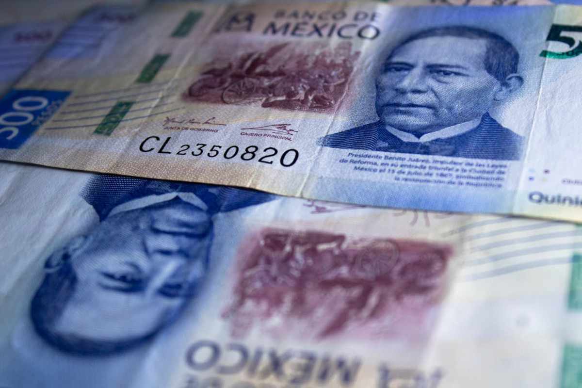 Banconota in peso messicano